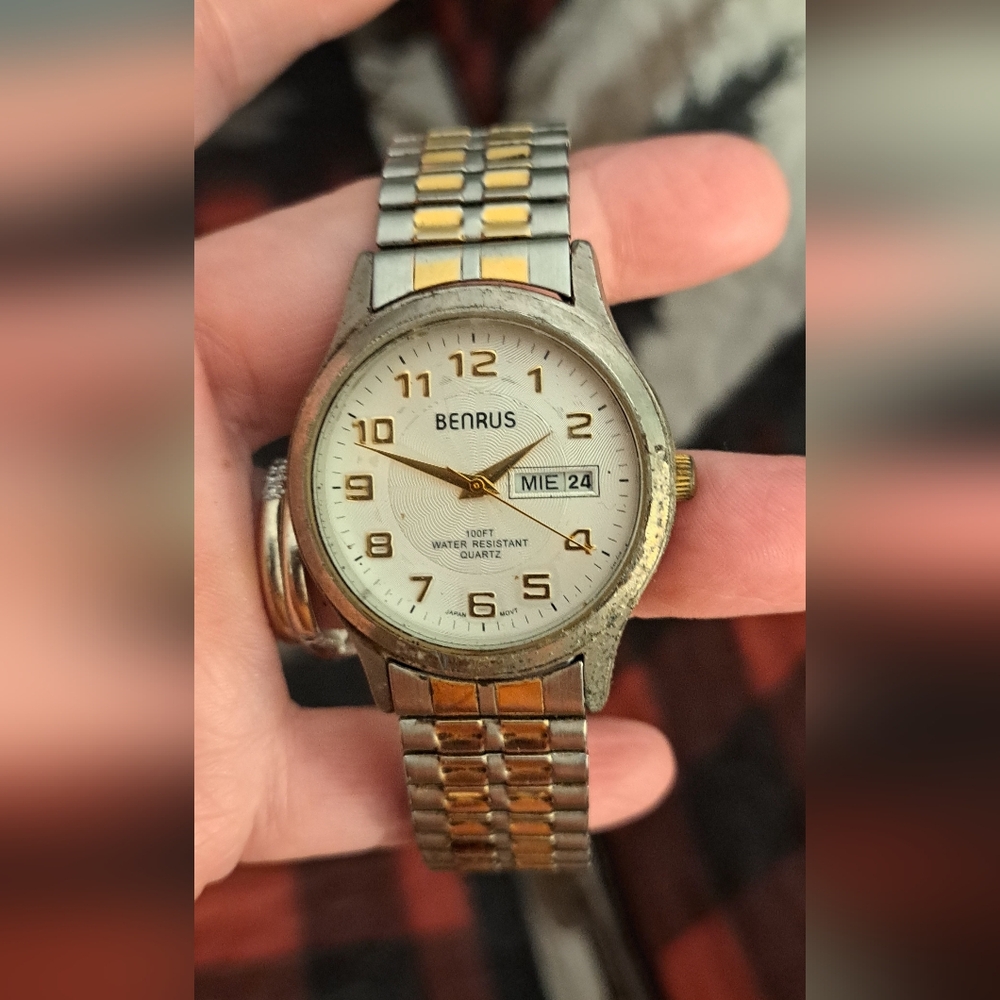 Vintage Benrus Two-Tone Watch